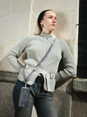 Yoggle Power Charging Cable and Crossbody Phone Strap Purple