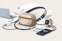Bag with Strap Double as High Quality Charging Cable