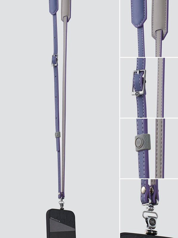 Planeta Leather Smartphone Strap- Luna (Purple)