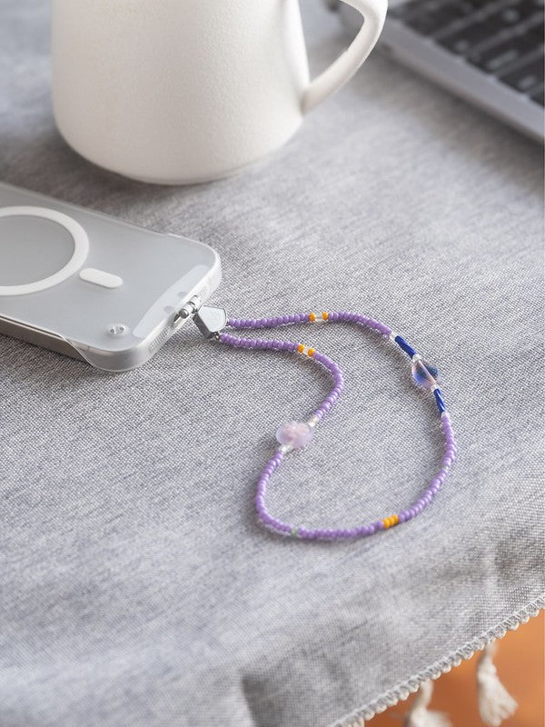 M.Beads Phone Bracelet - Lilac