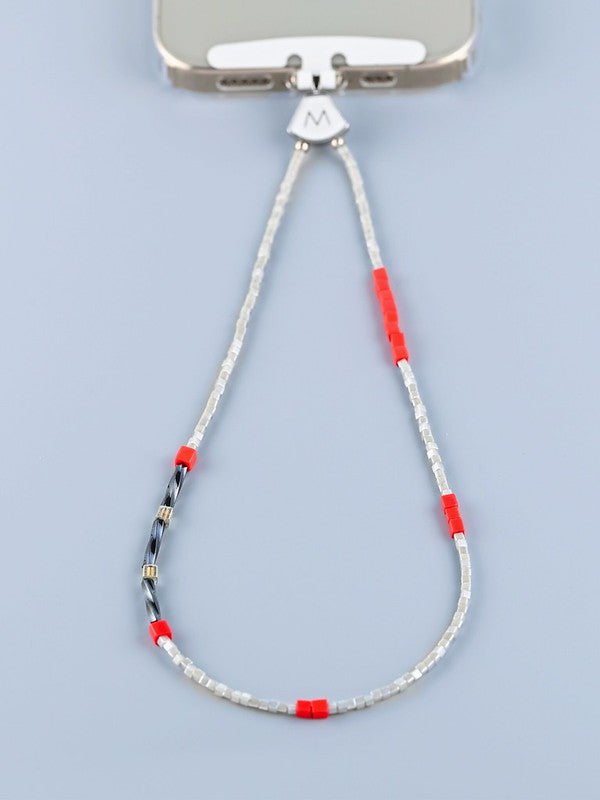 M.Beads Phone Bracelet - Redbush