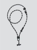 Charry 2 in 1 Charging Cable & Phone Strap black and white