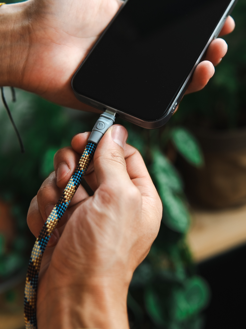 Charry Crossbody Phone Strap and Charging cable 2 in 1 yellow