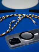 Charry Crossbody Phone Strap and Charging cable 2 in 1 yellow 