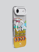 Phone case with The Beatles Yellow Submarine design on a white background