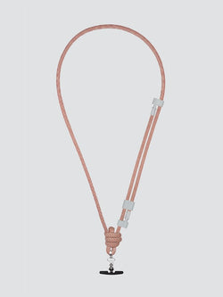 Yoggle Power Charging Cable and crossbody phone strap dark pink 