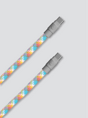 Yoggle Power Charging cable and crossbody phone strap 2 in 1 rainbow colour