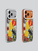 M.Craftsman iPhone case with The Beatles design on a gray background